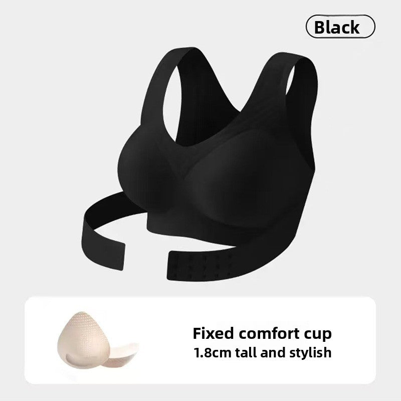 Exercise bra for shaping and enhancing the back appearance , Women's Posture Correcting Sports Bra ? Back Smoothing Support Bra with Fixed Cups